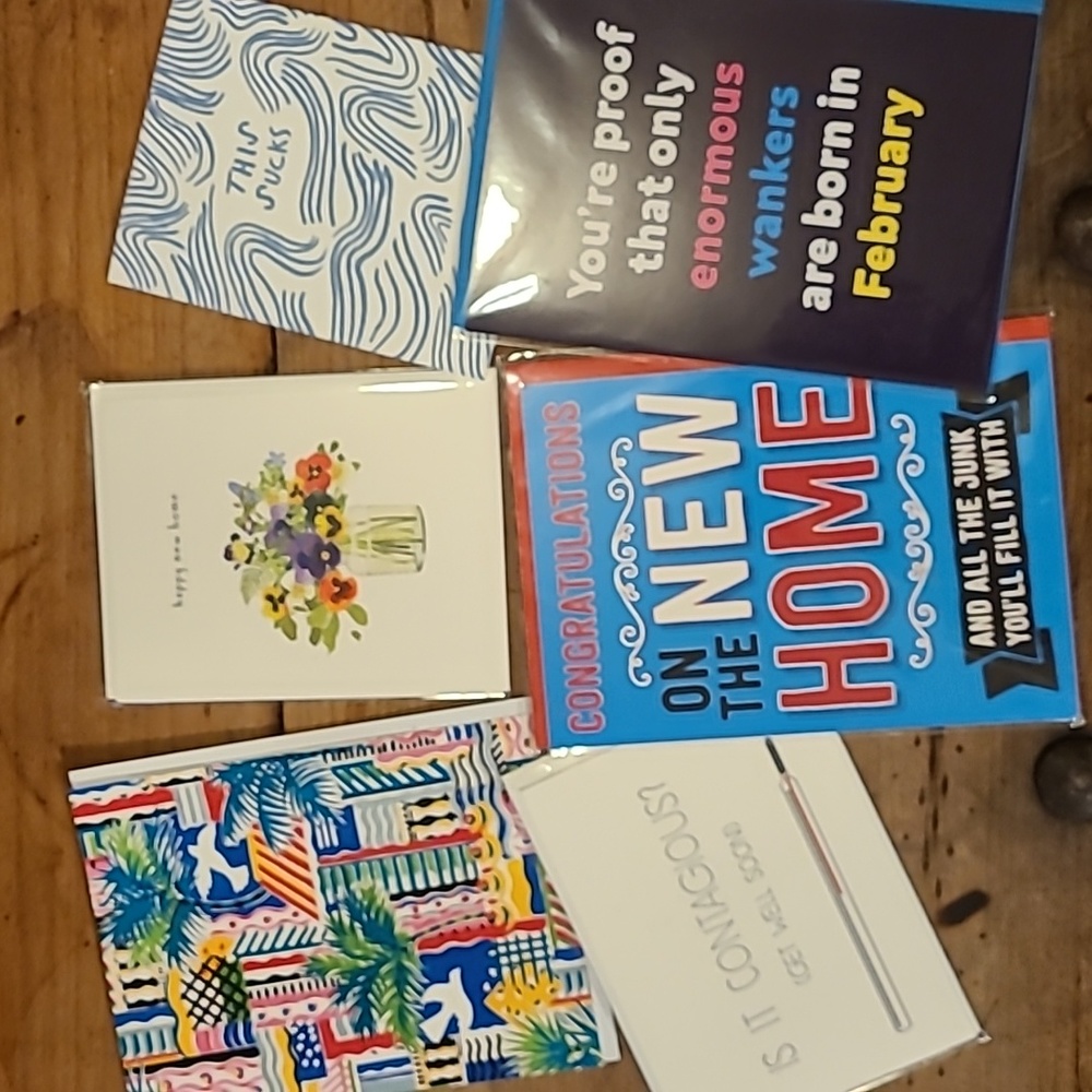 6 Assorted Greeting Cards